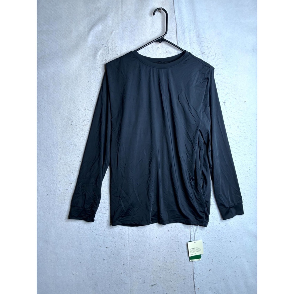 NWT Halara Activewear Shirt Mens Large Black Athletic Base Layer Athleisure